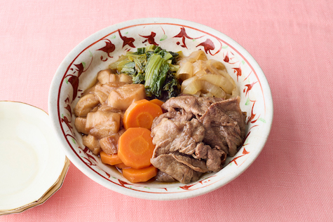 牛肉と麩の煮もの