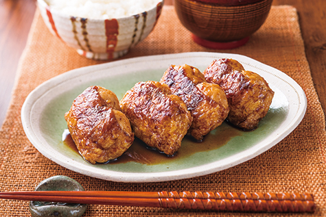 つみれ入り焼き油揚げ