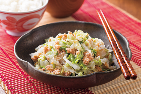 レンジで作る白菜の中華和え